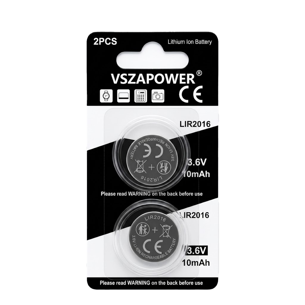 LIR2016 rechargeable coin cell